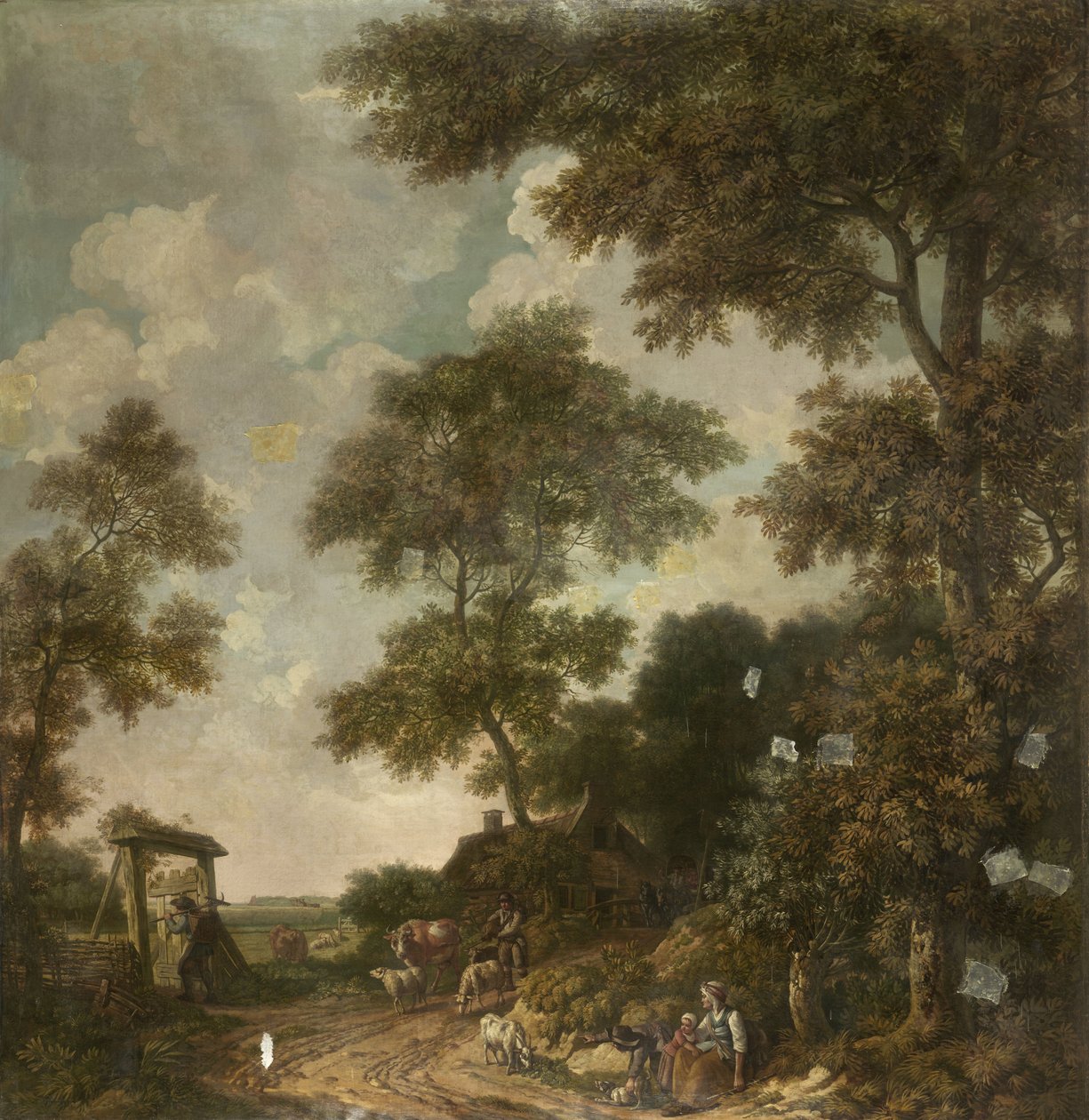 Tapetový obraz holandské krajiny s polní cestou od Jurriaan Andriessen (attributed to)