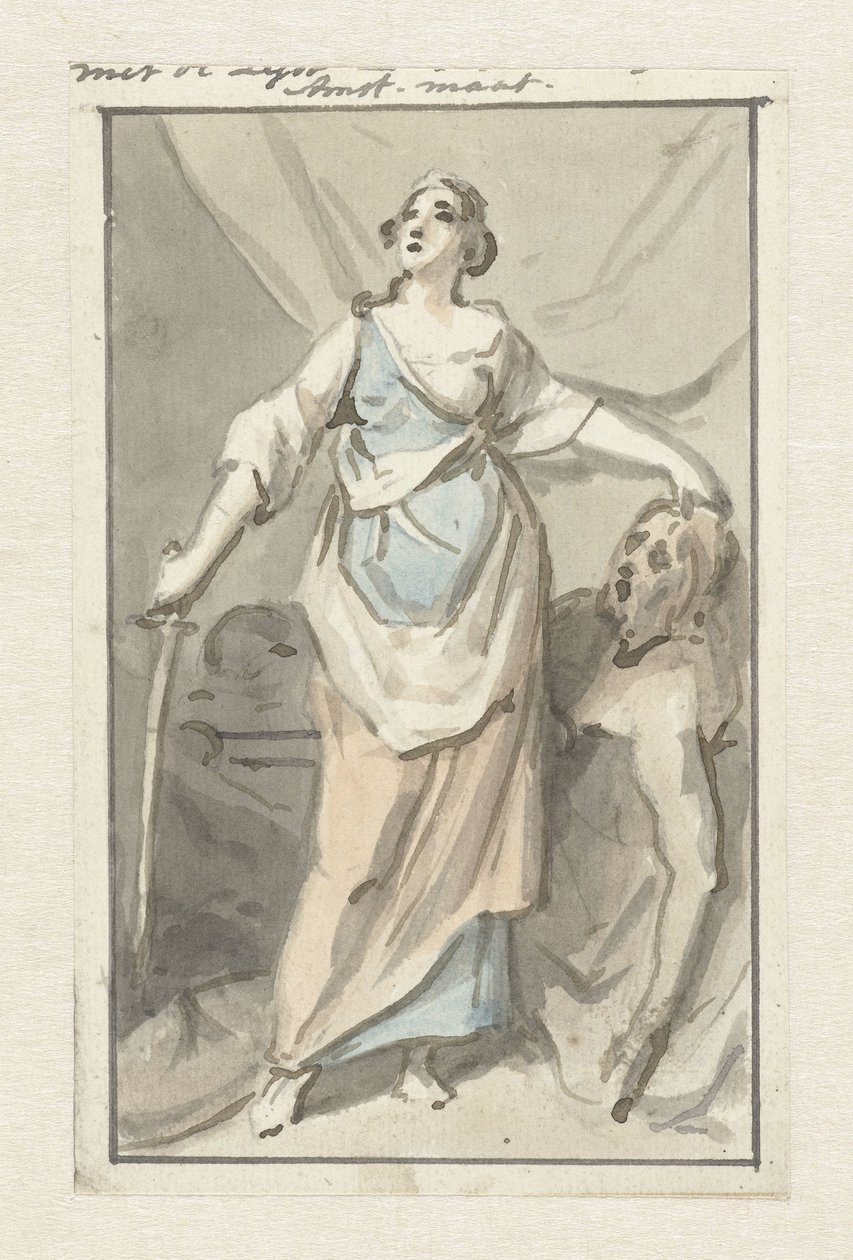 Judith s hlavou Holoferna od Jurriaan Andriessen