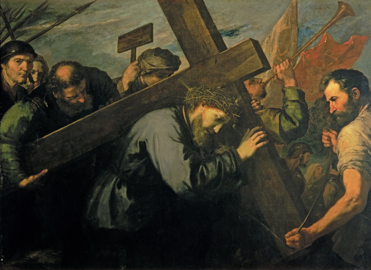 Kristus nesoucí kříž, 1635 od Jusepe de Ribera