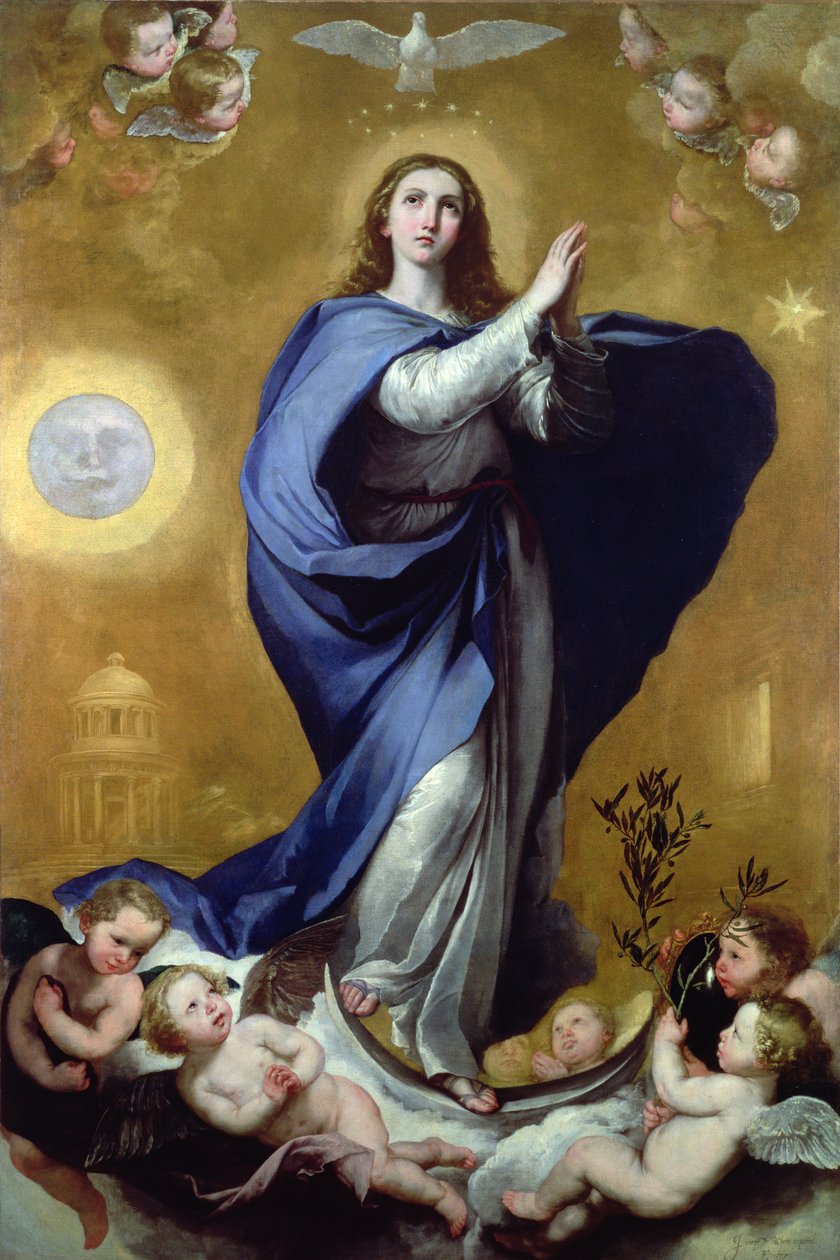 Neposkvrněné početí, 1637 od Jusepe de Ribera
