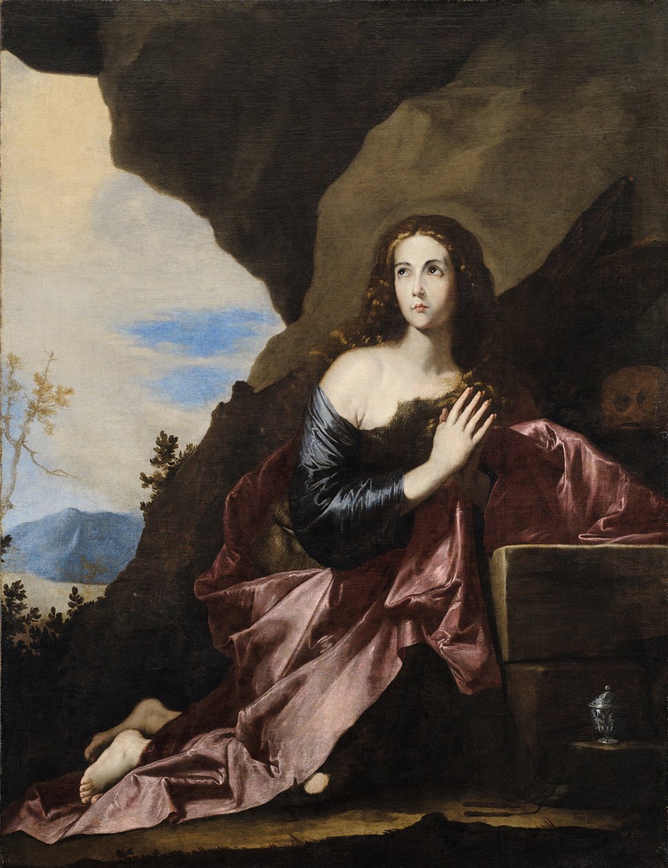 Máří Magdalény kajícnice od Jusepe de Ribera
