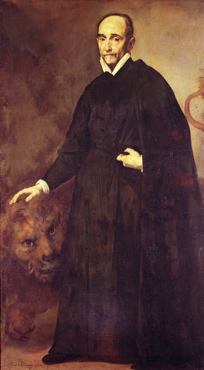 Portrét misionáře od Jusepe de Ribera