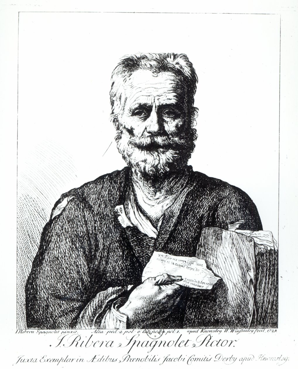 Autoportrét, 1729 od Jusepe de Ribera