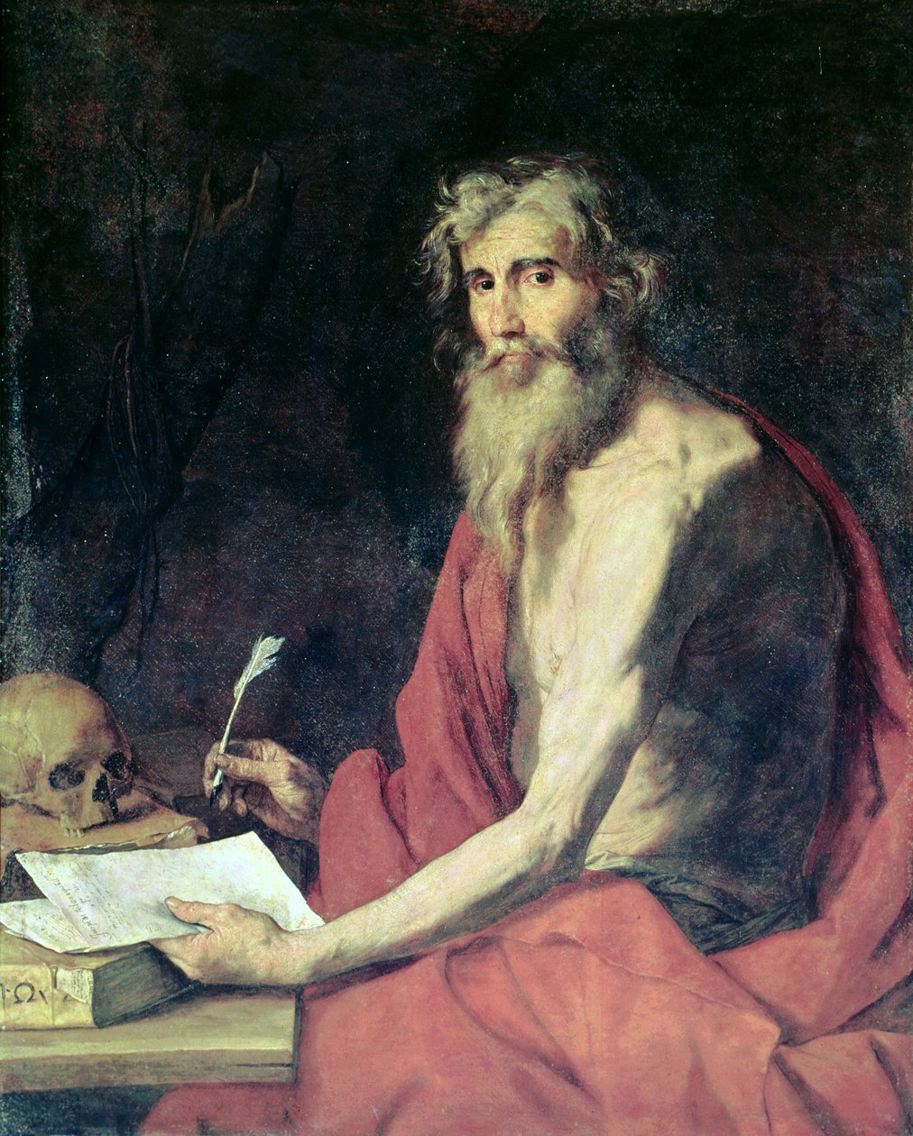 Svatý Jeroným od Jusepe de Ribera