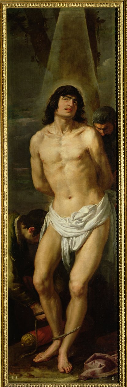 Svatý Sebastian, před rokem 1653 od Jusepe or Jose Leonardo