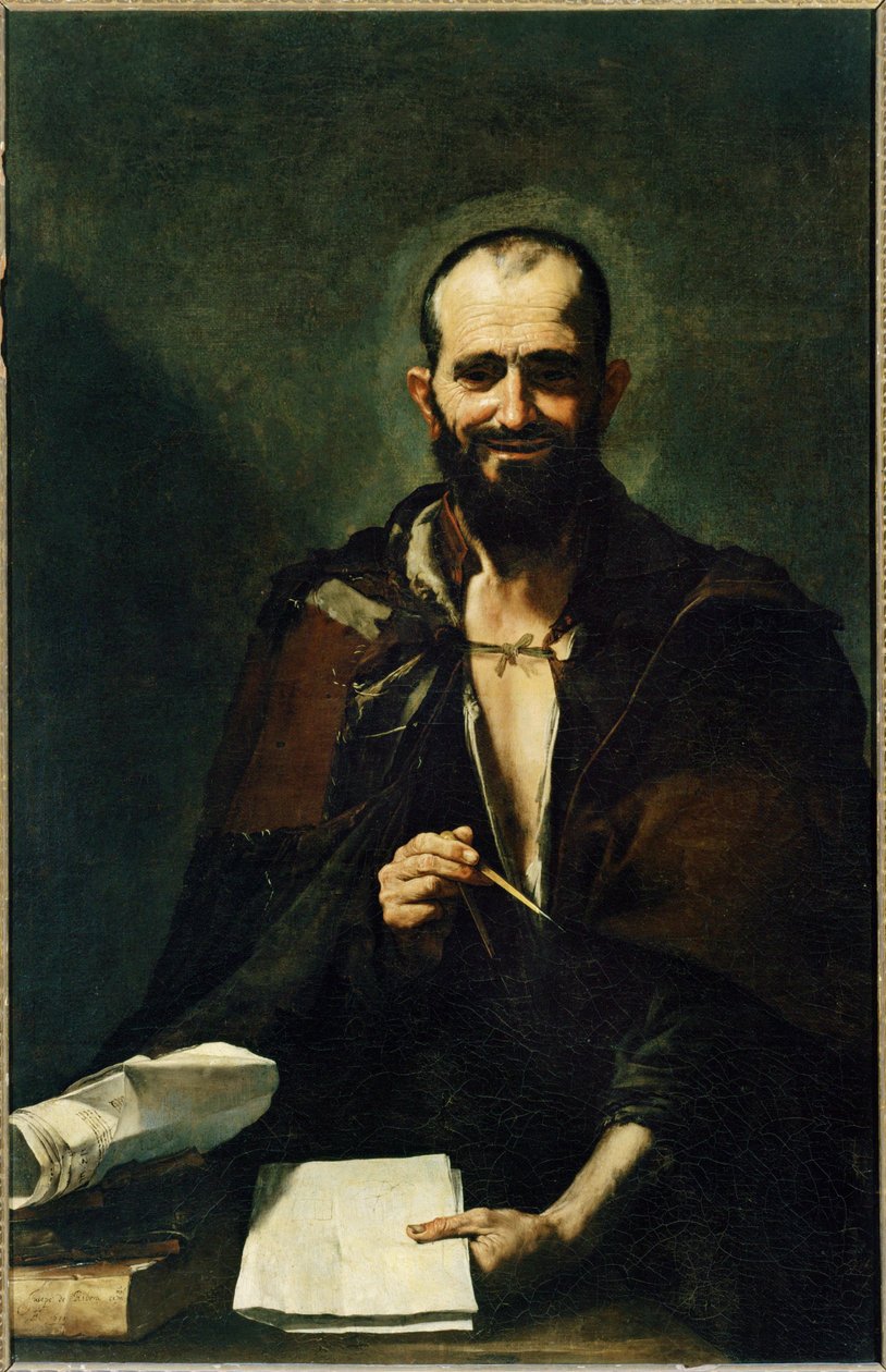 Archimedes ... (malba na plátně) od Jusepe de (1591 1652) Ribera