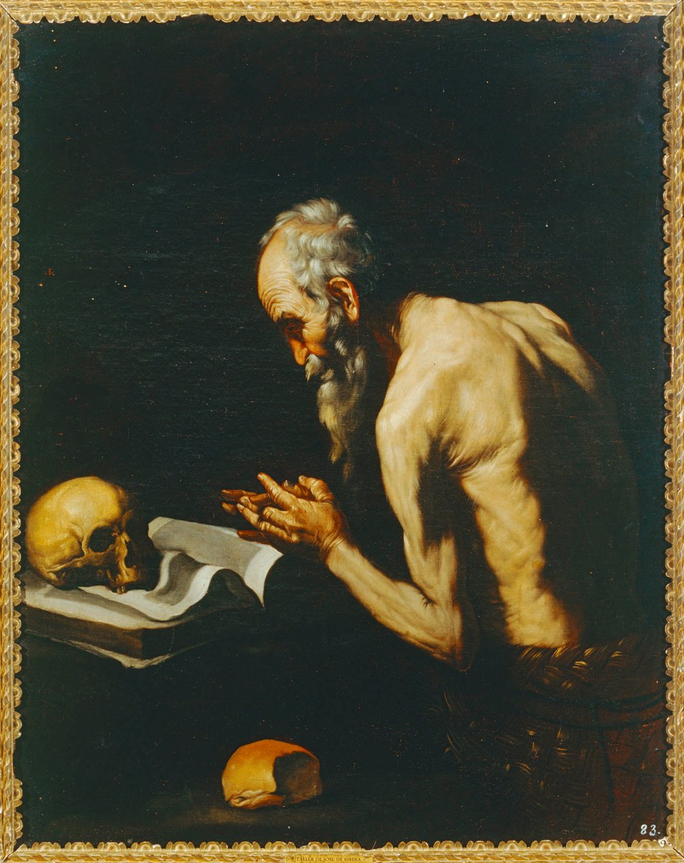 Kopie podle Ribery. Svatý Pavel Poustevník. 10014690 ... od Jusepe de (1591-1652) Ribera