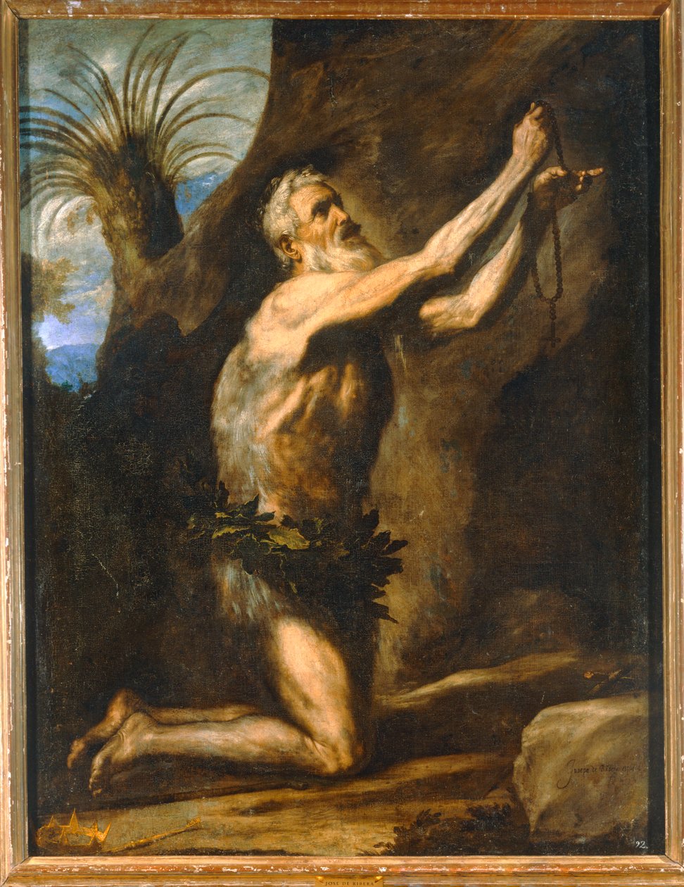 Saint Onofrio. 10014691 ... od Jusepe de (1591-1652) Ribera