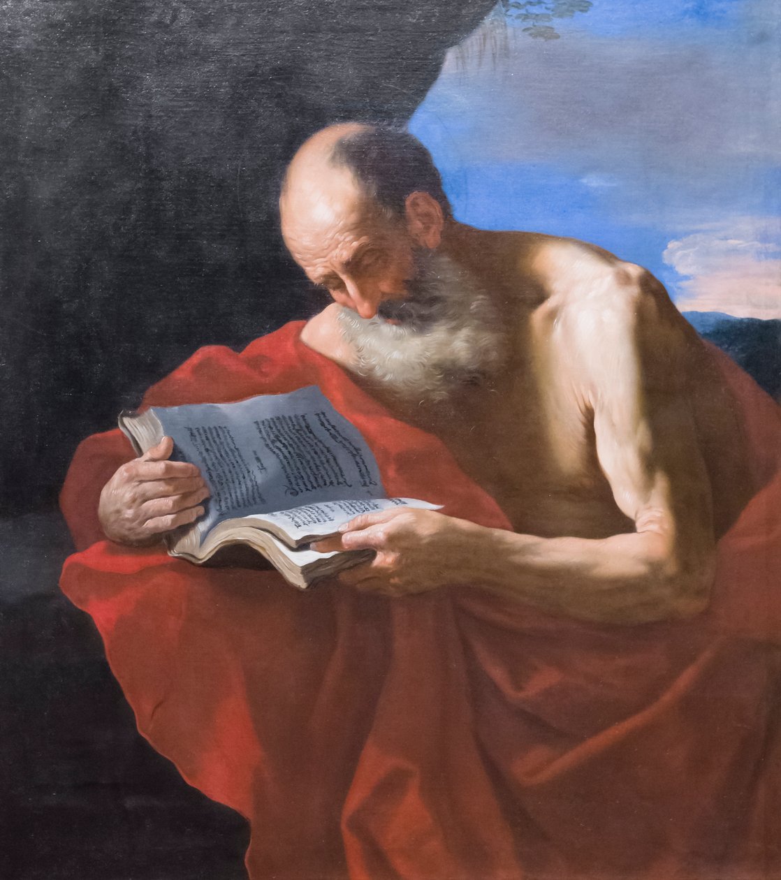 Svatý Jeroným od Jusepe de (follower of) Ribera