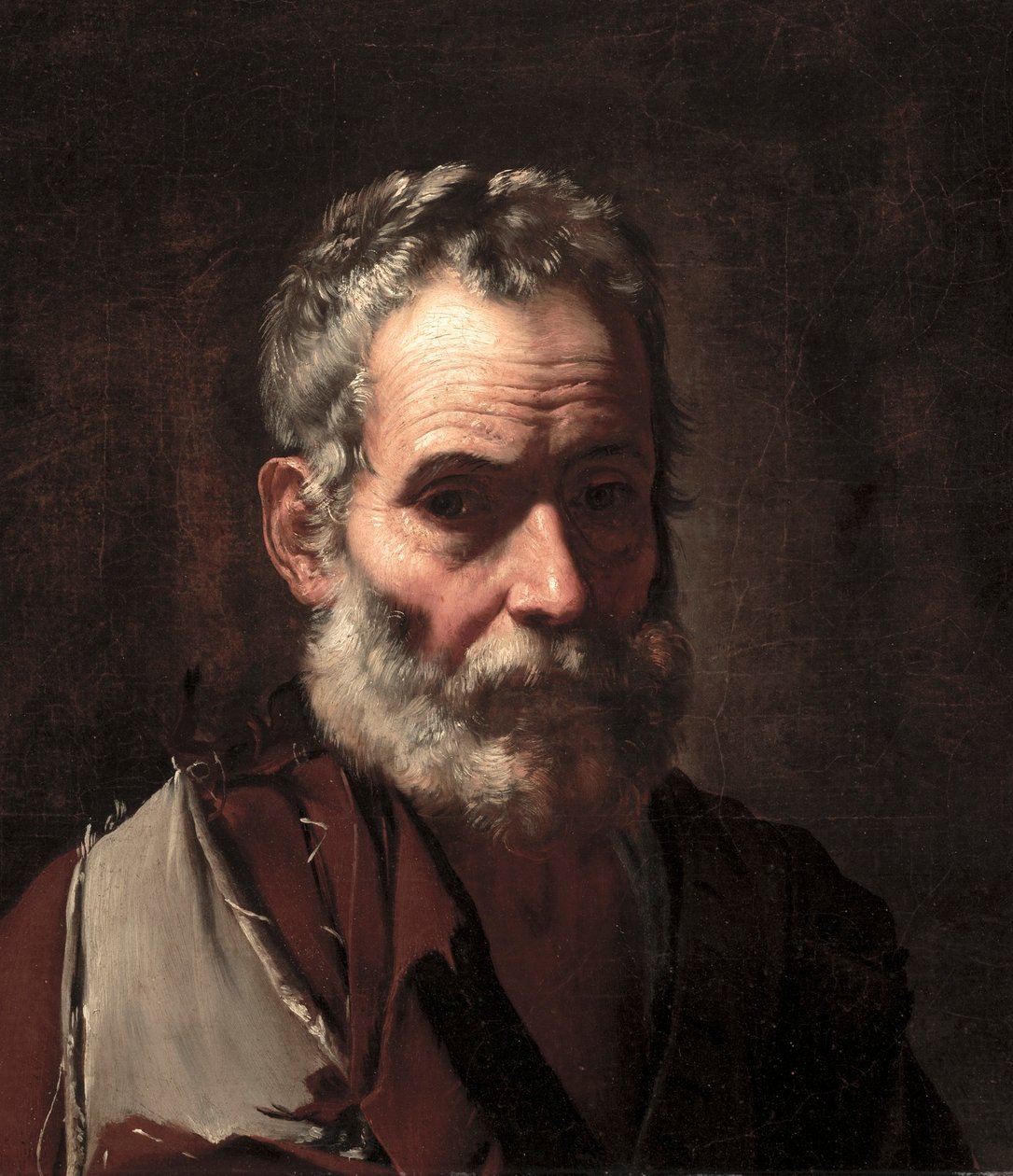 Starý muž od Jusepe de Ribera