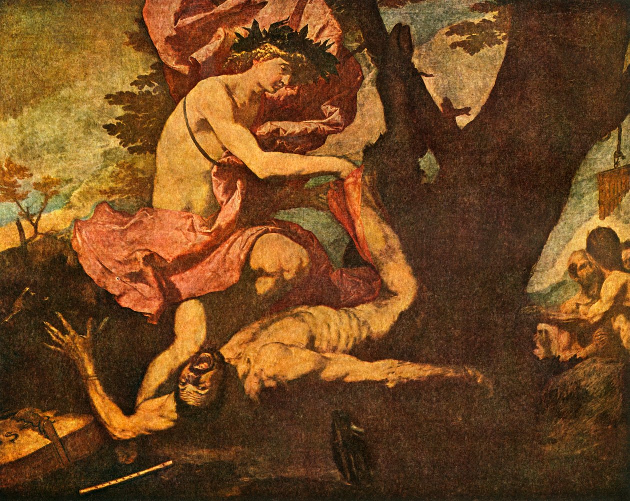 Apollo a Marsyas, 1637, 1938 od Jusepe de Ribera