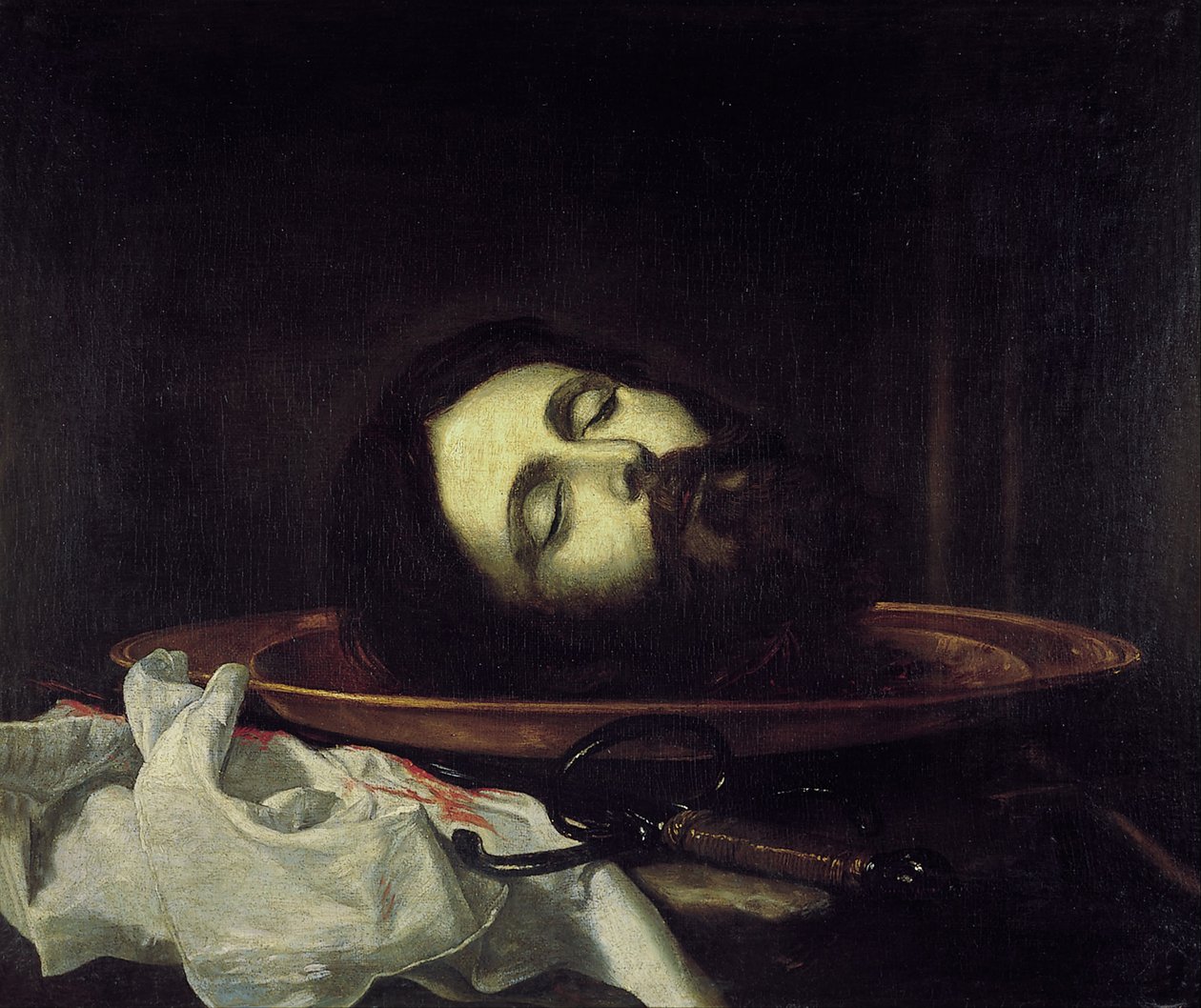 Hlava svatého Jana Křtitele od Jusepe de Ribera
