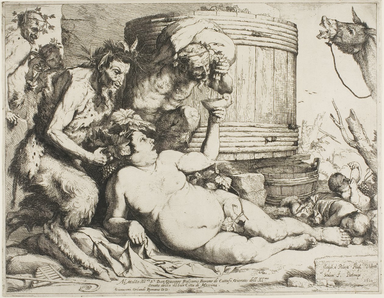 Opilý Silenus od Jusepe de Ribera