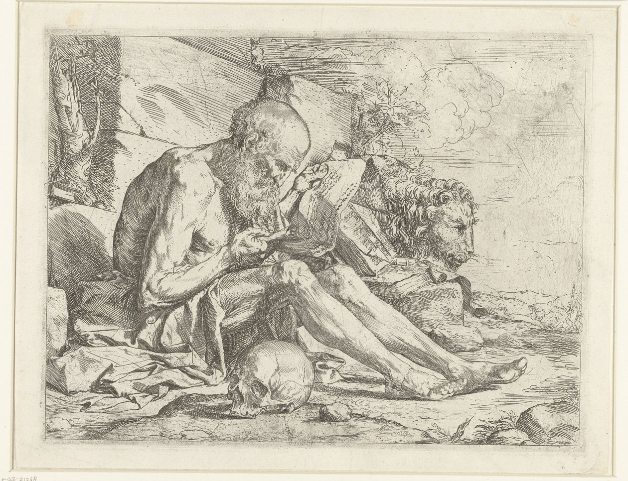 Svatý Jeroným čtení od Jusepe de Ribera