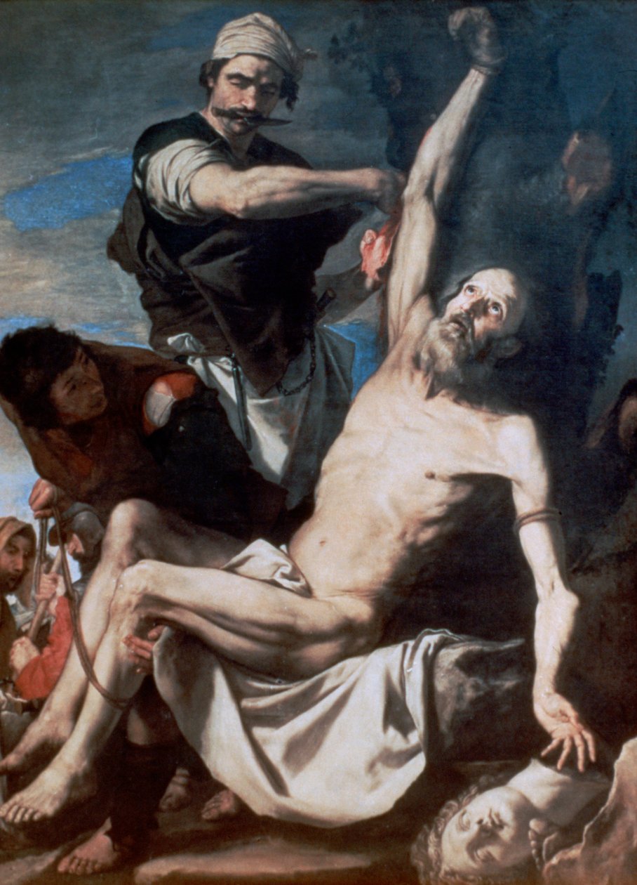 Umučení svatého Bartoloměje, 1644 od Jusepe de Ribera