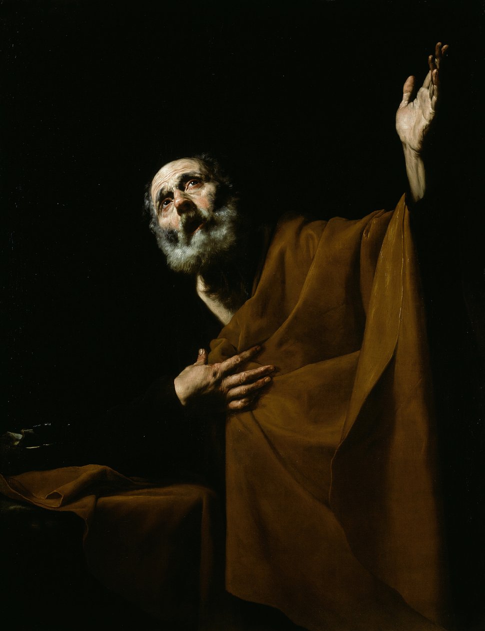 Kající svatý Petr, 162832. od Jusepe de Ribera