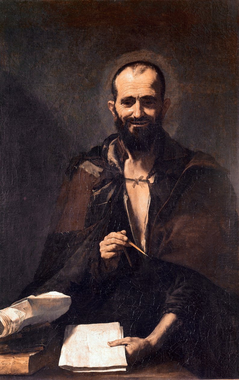 Reprezentace Archimeda (olej na plátně od Jusepe de Ribera