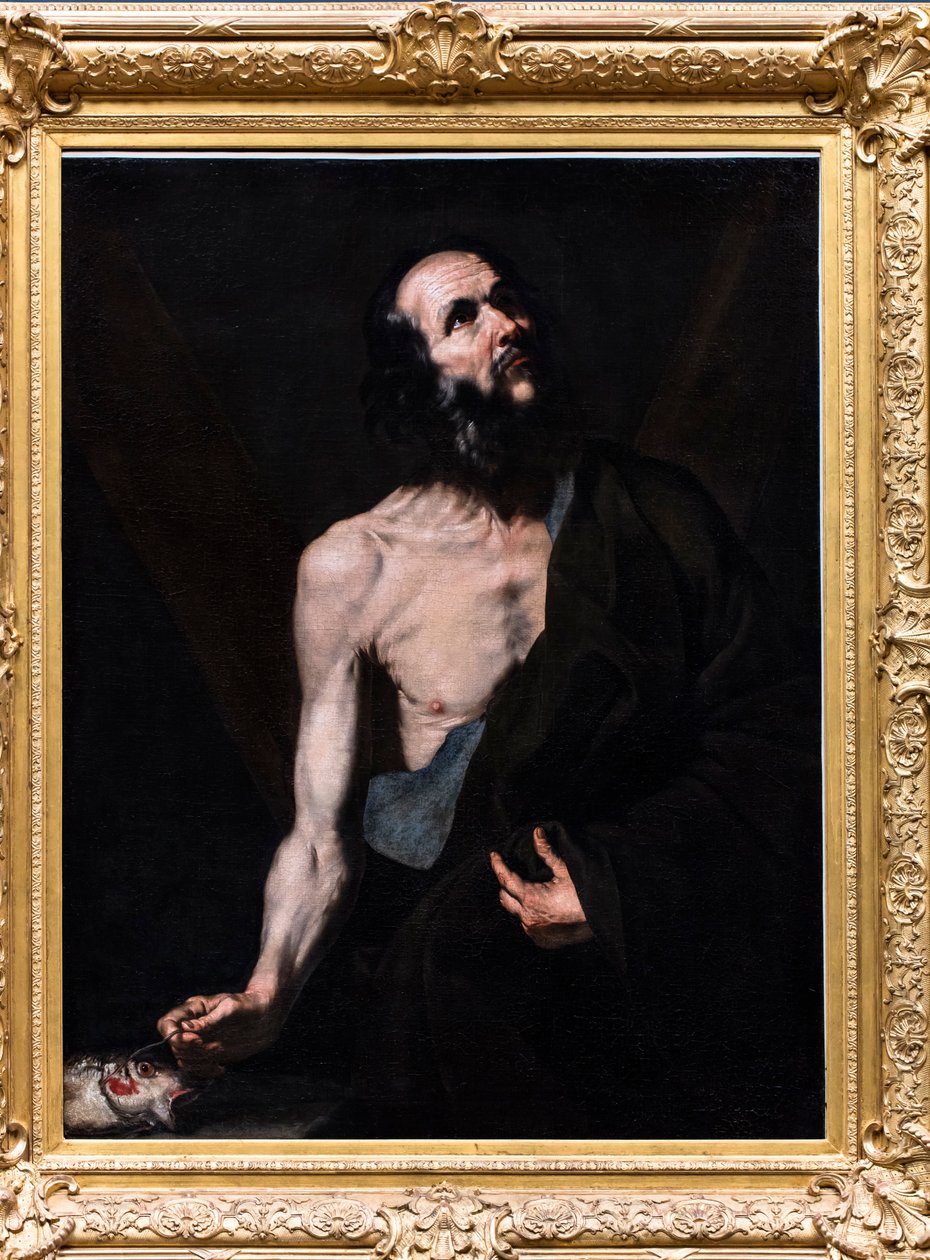 Svatý André (olej na plátně) od Jusepe de Ribera