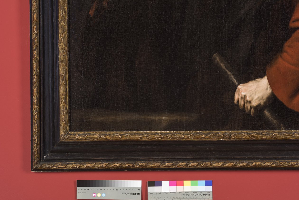 Svatý Bartoloměj, detail, kolem 1632 (olej na plátně) od Jusepe de Ribera