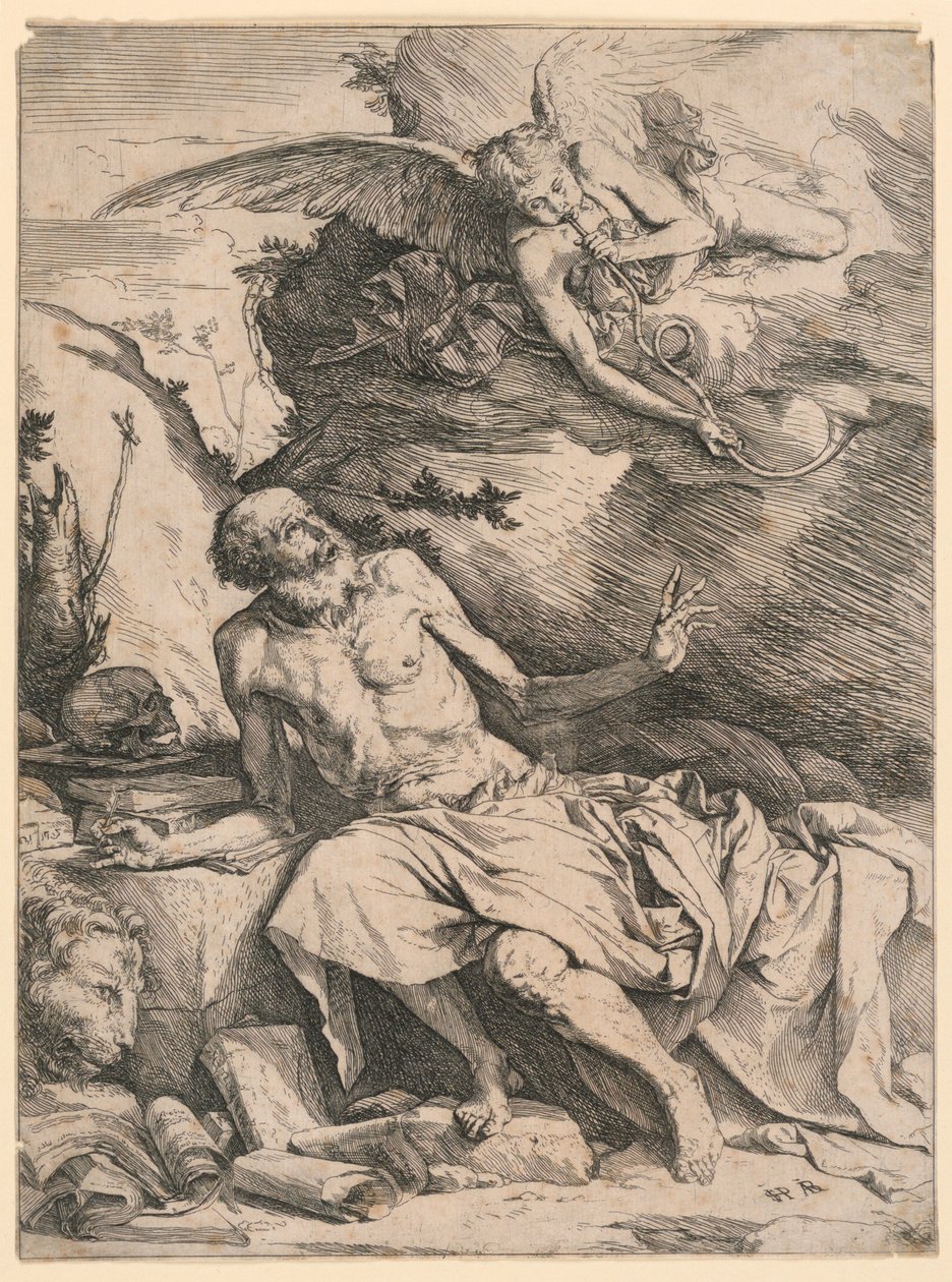 Svatý Jeroným od Jusepe de Ribera