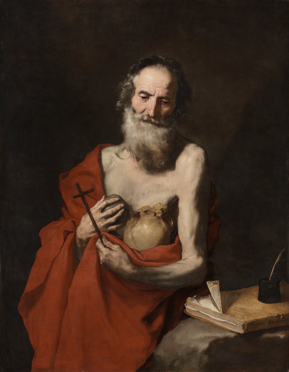 Svatý Jeroným od Jusepe de Ribera