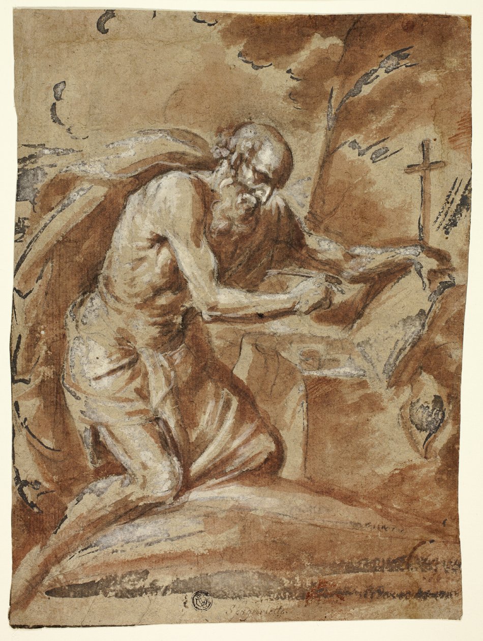 Svatý Jeroným od Jusepe de Ribera