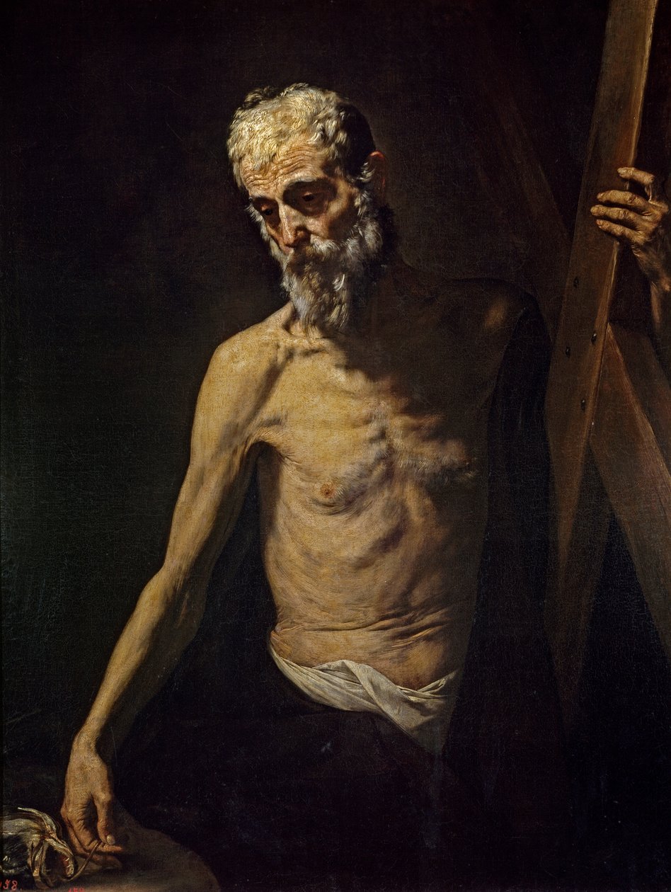 Svatý Ondřej, kolem roku 1631 od Jusepe de Ribera