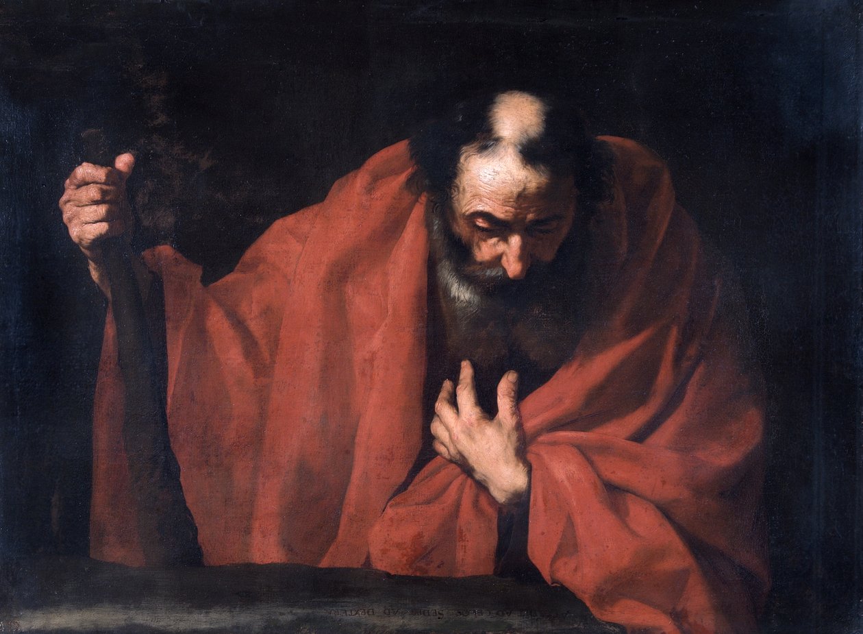 Svatý Jakub Veliký, první polovina 17. století (olej na plátně) od Jusepe de Ribera