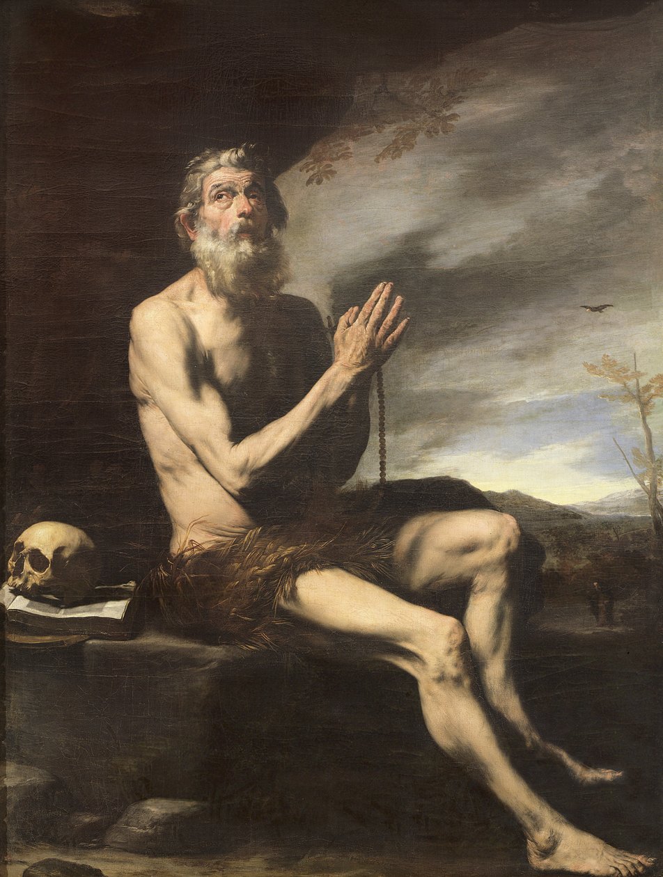 Svatý Pavel poustevník od Jusepe de Ribera