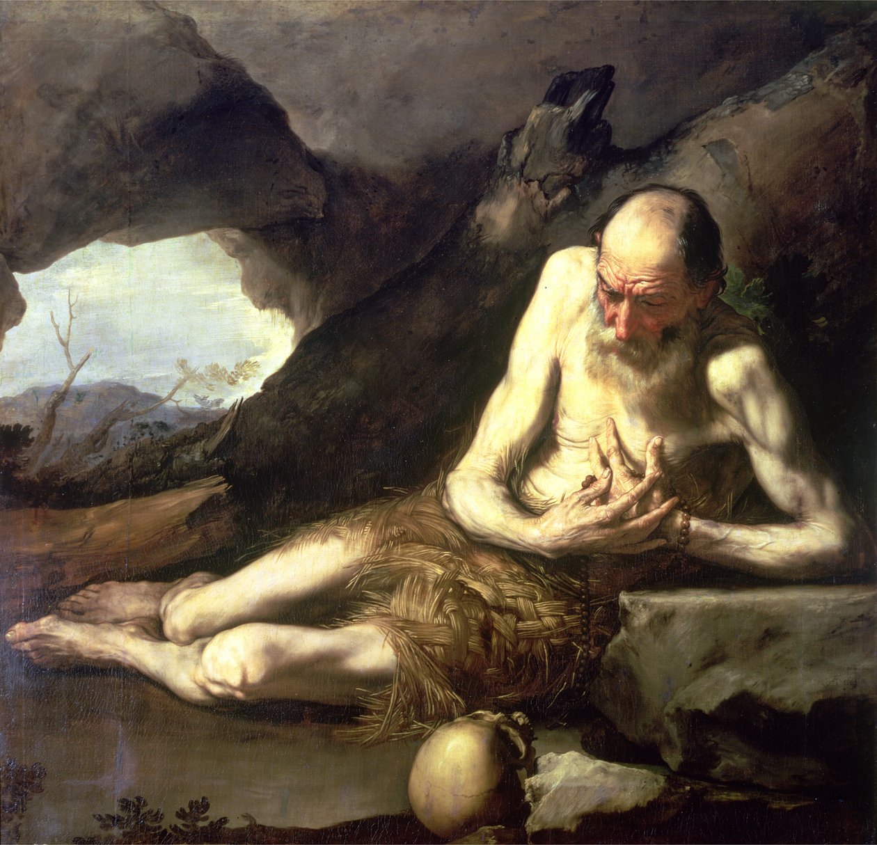 Svatý Pavel poustevník od Jusepe de Ribera