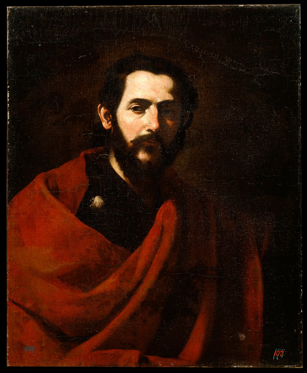 Apoštol svatý Jakub Veliký, 17. století od Jusepe de Ribera