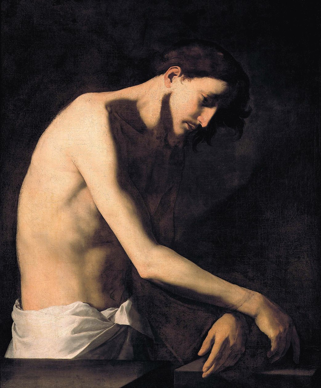 Bičování Krista par Ribera, José, de (1591-1652). Olej na plátně, rozměr: 99x81, c. 1620, Galleria Sabauda, Turín od Jusepe de Ribera