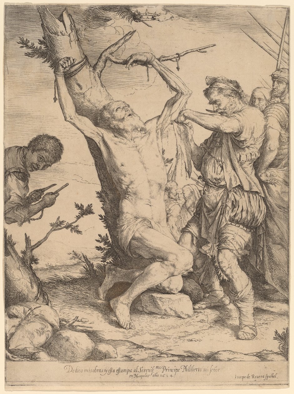 Umučení svatého Bartoloměje od Jusepe de Ribera