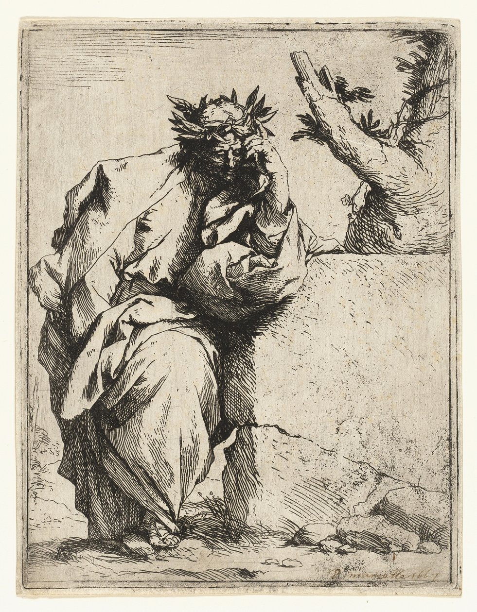 Básník od Jusepe de Ribera