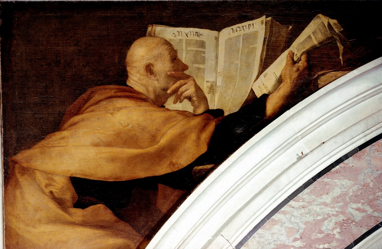 Obraz Proroka Joela od Jusepe de Ribera dit lo Spagnoletto (1591-1652) 1638-1643 Rozměr.265x235 cm Neapol, Certosa di San Martino od Jusepe de Ribera