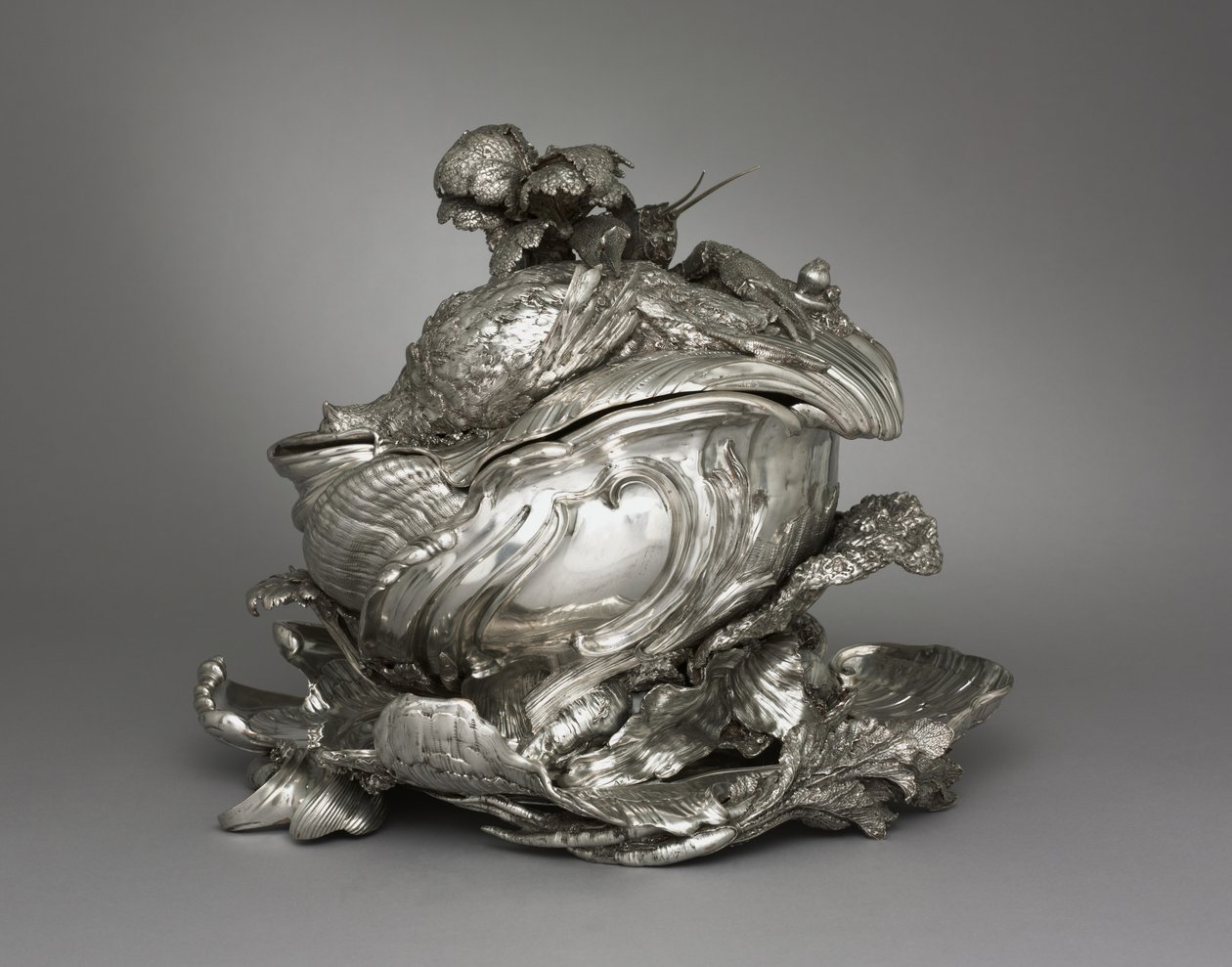 Talíř, Tureen a Tureen víko, výrobce Henry Adnet od Juste Aurèle Meissonnier