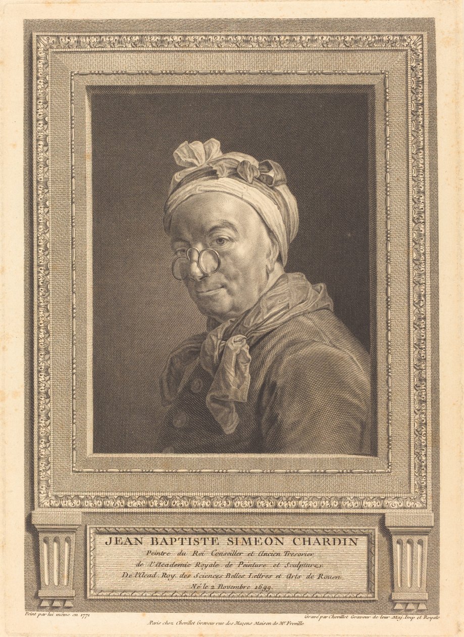 Jean Baptiste Simeon Chardin od Juste Chevillet after Jean Siméon Chardin