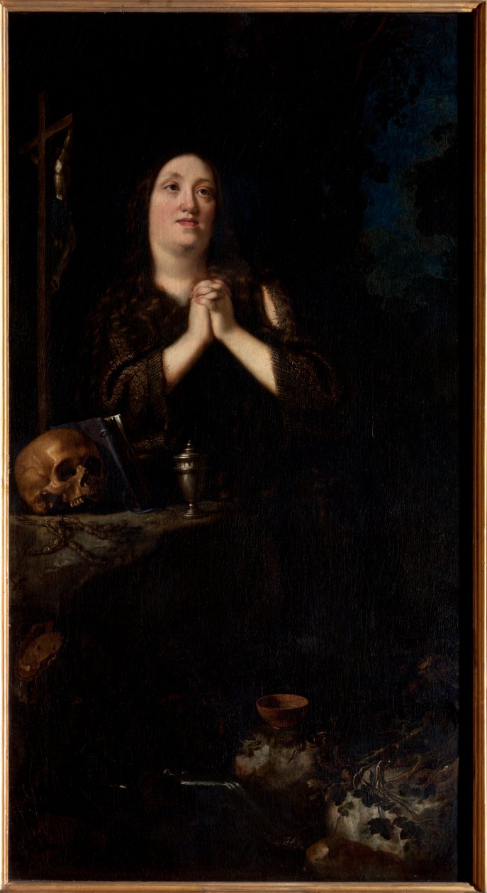 Portrét Marie Maddaleny Rakouské jako svatá Marie Magdalena, kolem roku 1620 od Justus Sustermans