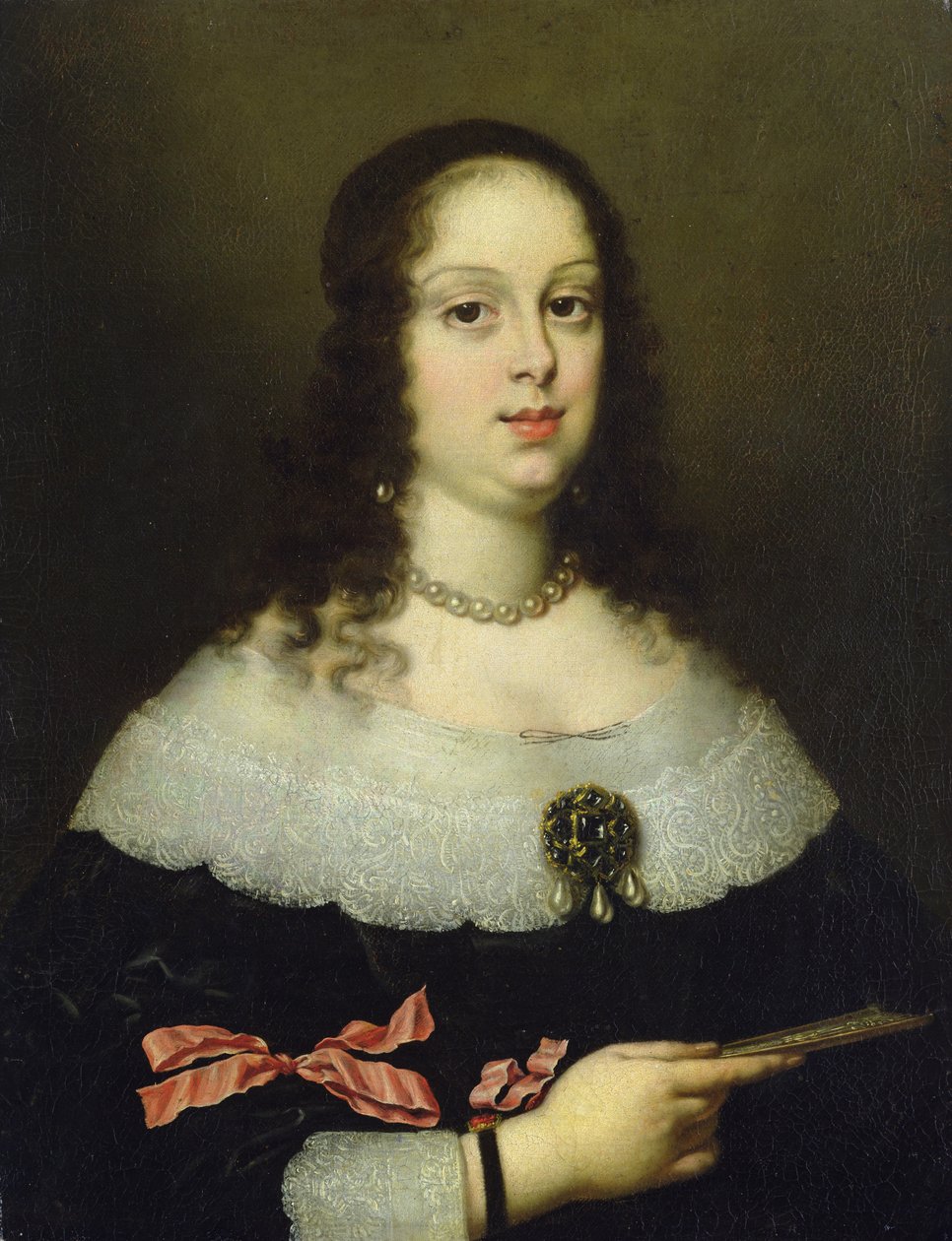 Portrét Vittoria della Rovere (1622-95), velkovévodkyně z Toskánska od Justus Sustermans
