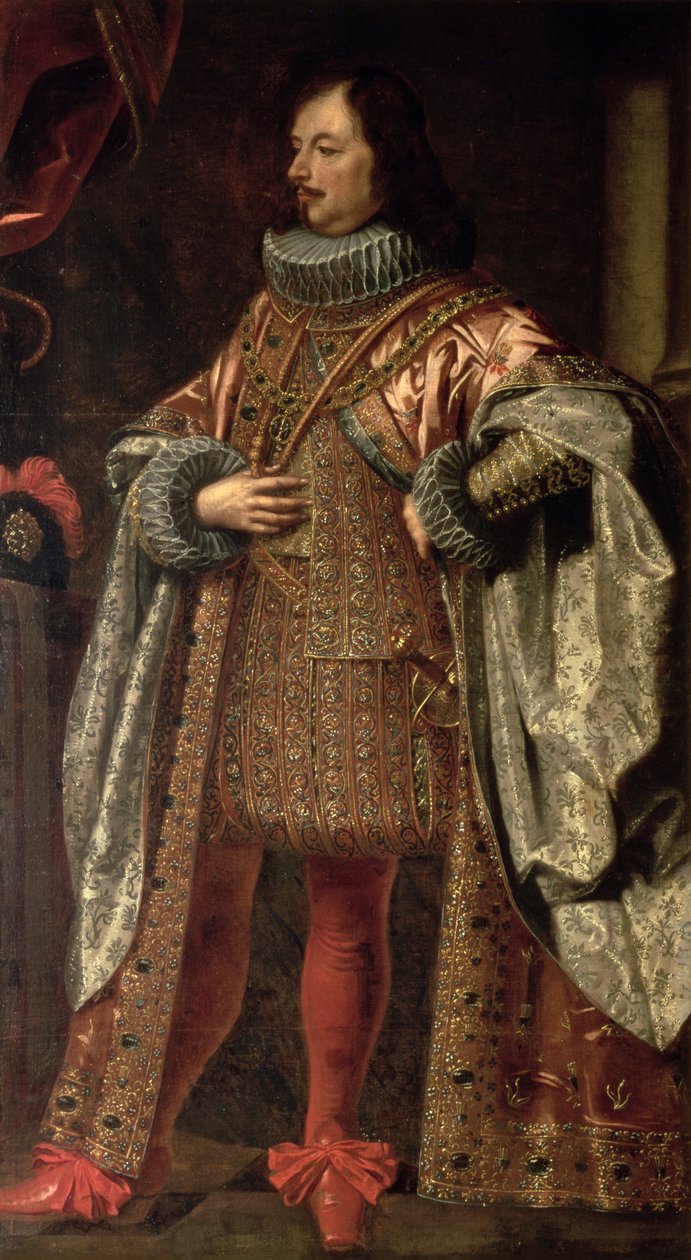 Vincenzo II Gonzaga, vládce Mantovy v letech 1587-1612, v plášti Řádu Vykupitelů od Justus Sustermans