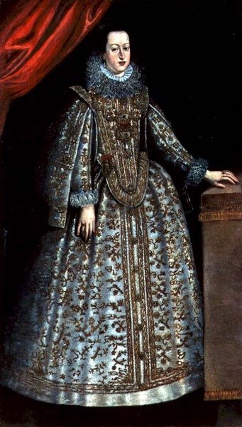 Portrét Eleonory Gonzagové (1598-1633), po roce 1621 (olej na plátně) od Justus (after) Sustermans