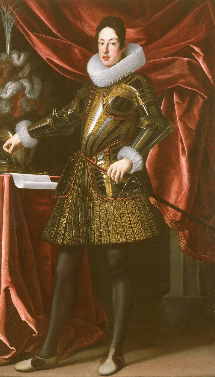 Toskánský velkovévoda Ferdinand II. od Justus Sustermans