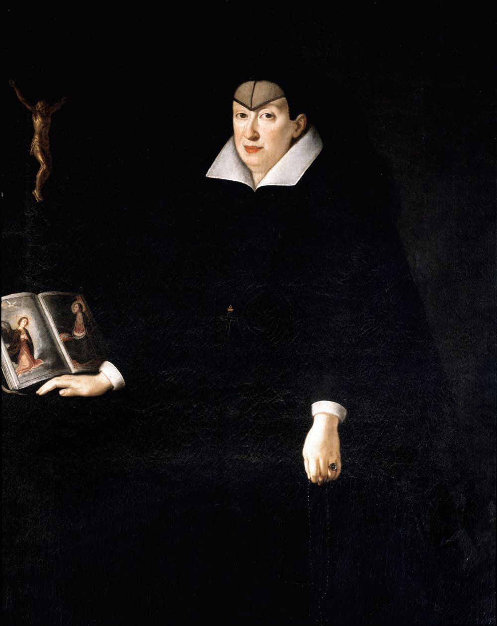 Portrét Christine de Lorraine, počátek 17. století (malba) od Justus Sustermans