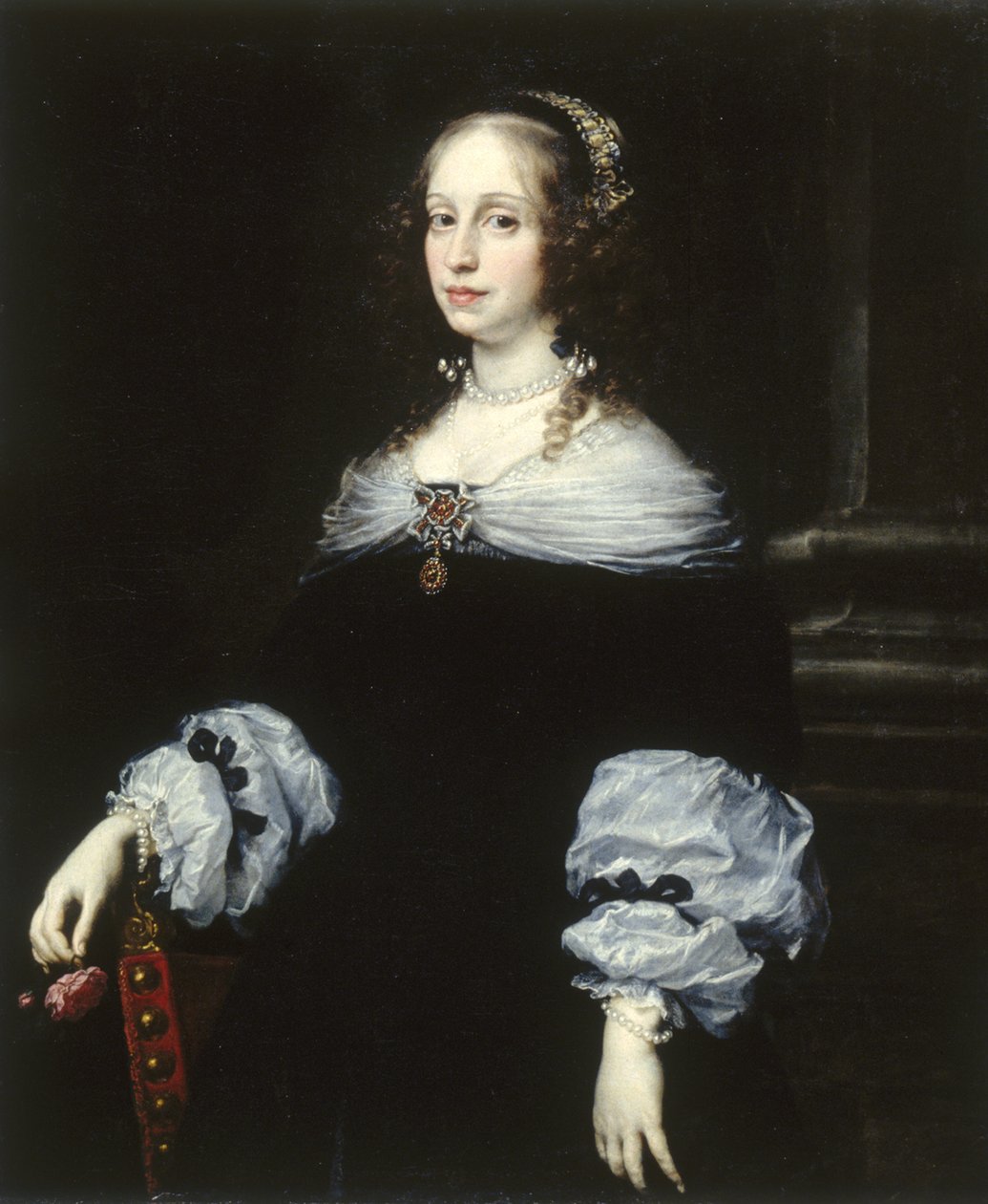 Portrét hraběnky Teresy Dudley di Carpegna, 1654 od Justus Sustermans