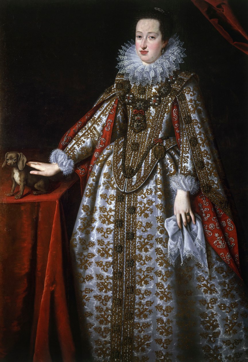 Portrét Eleonory Gonzaga (1598-1655) od Justus Sustermans