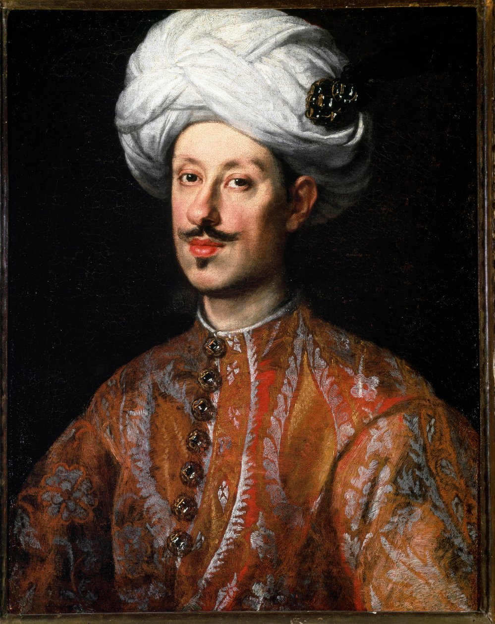 Portrét Ferdinanda II. de Medici (Ferdinand II. de Medici) (1610-1670) v orientálním kostýmu Malba Justuse Sustermanse (1597-1681) Florencie 17. století, palác Pitti od Justus Sustermans