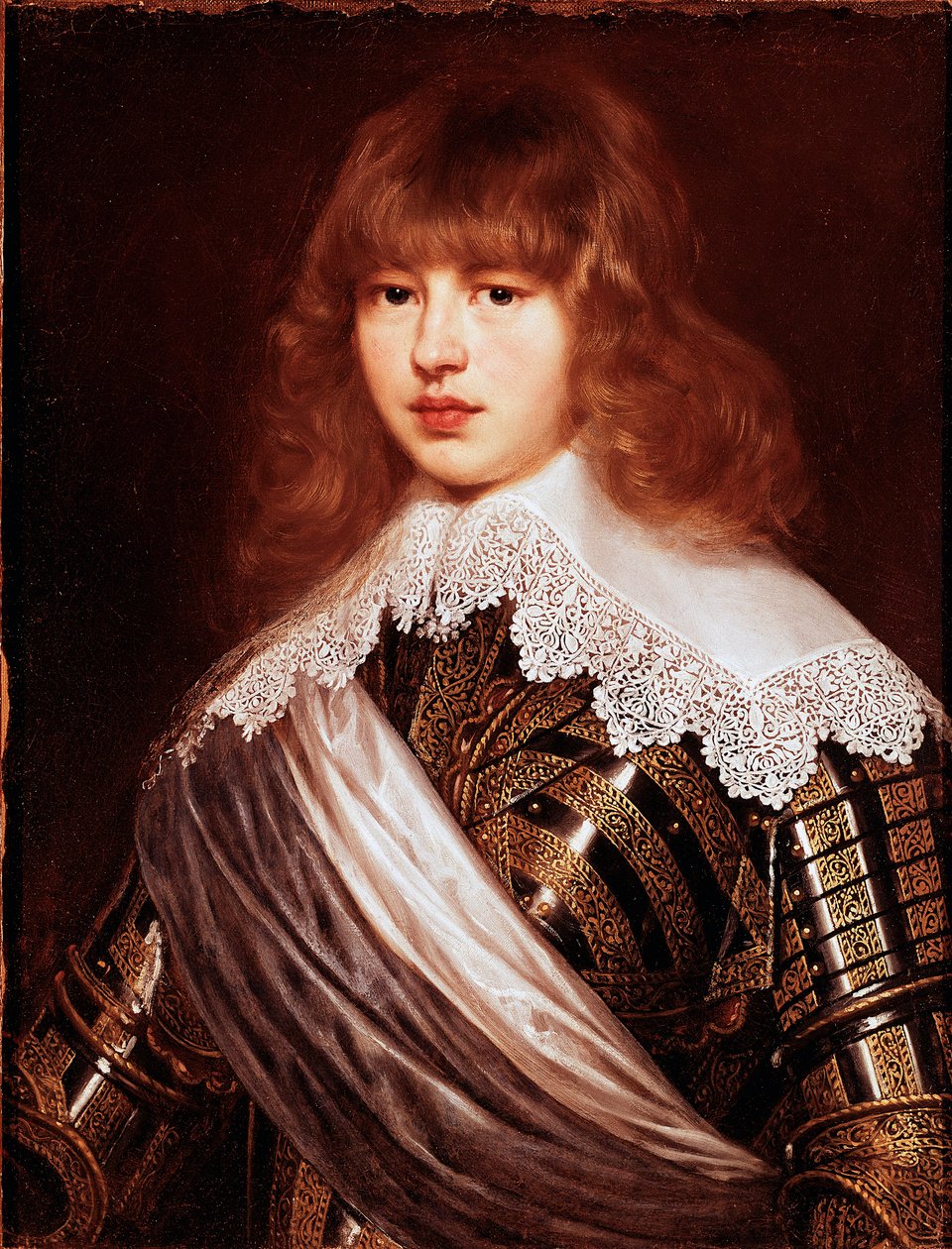 Portrét prince Valdemara Christiana z Dánska Obraz Justuse Sustermanse (1597-1681) Palazzo Pitti ze 17. století, Florencie od Justus Sustermans
