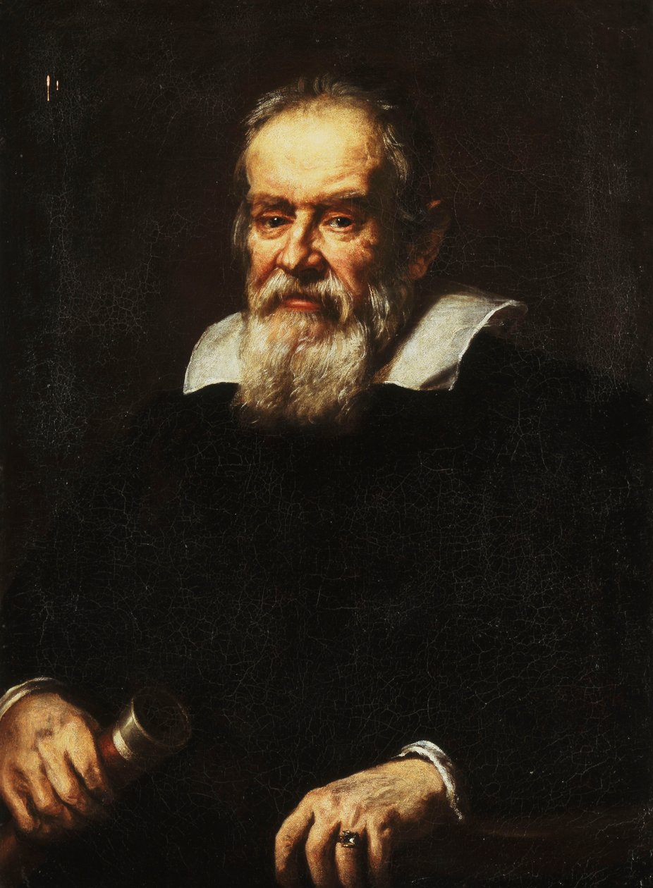 Portrét Galileo Galilei od Justus Sustermans
