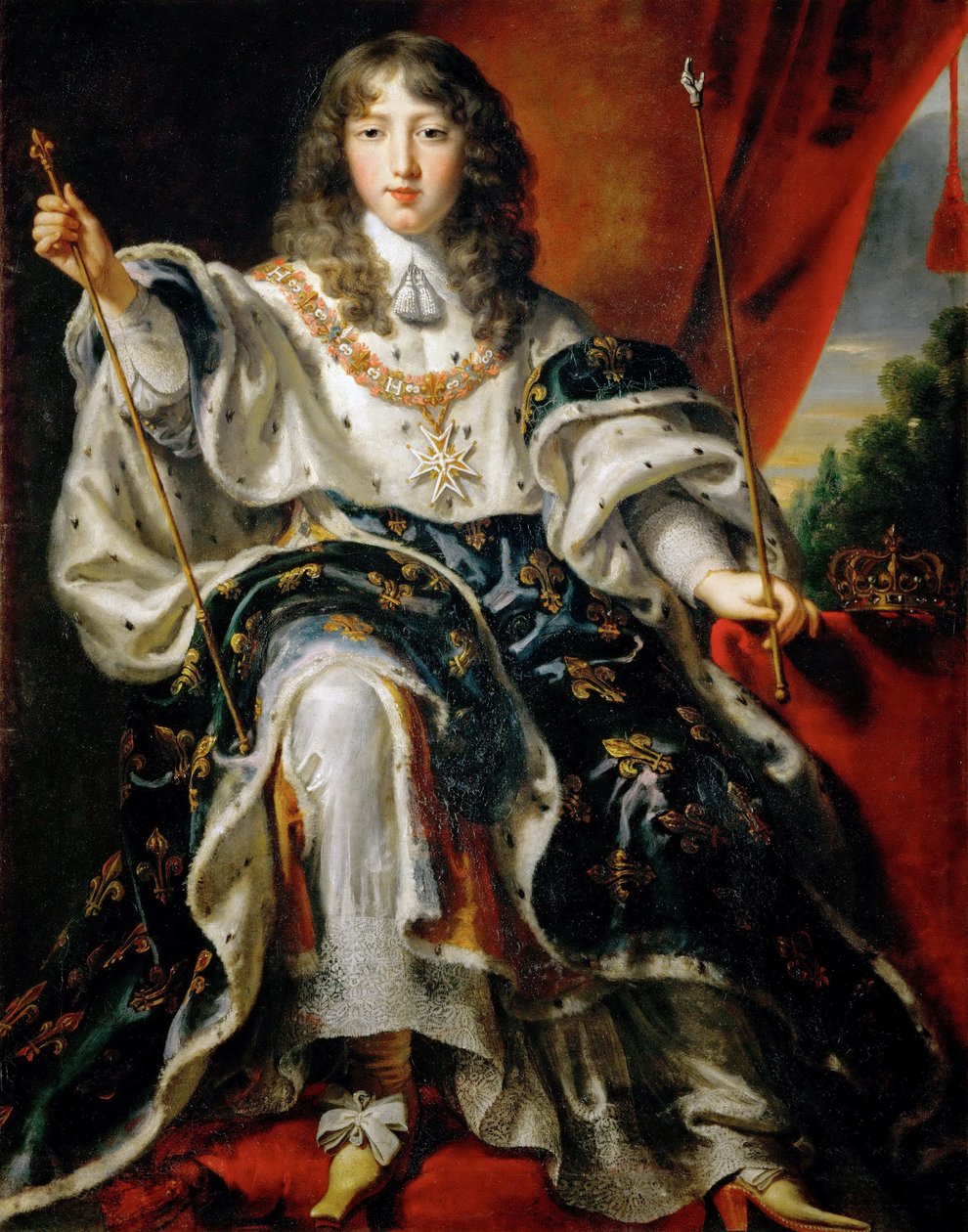 Francouzský král Ludvík XIV (1638-1715) Francouzský král Ludvík XIV (1638-1715) od Justus van Egmont