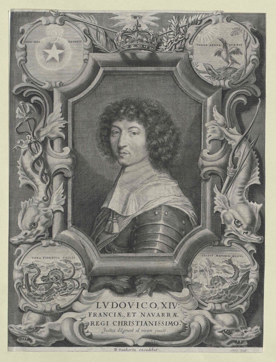 Francouzský král Ludvík XIV. od Justus van Egmont